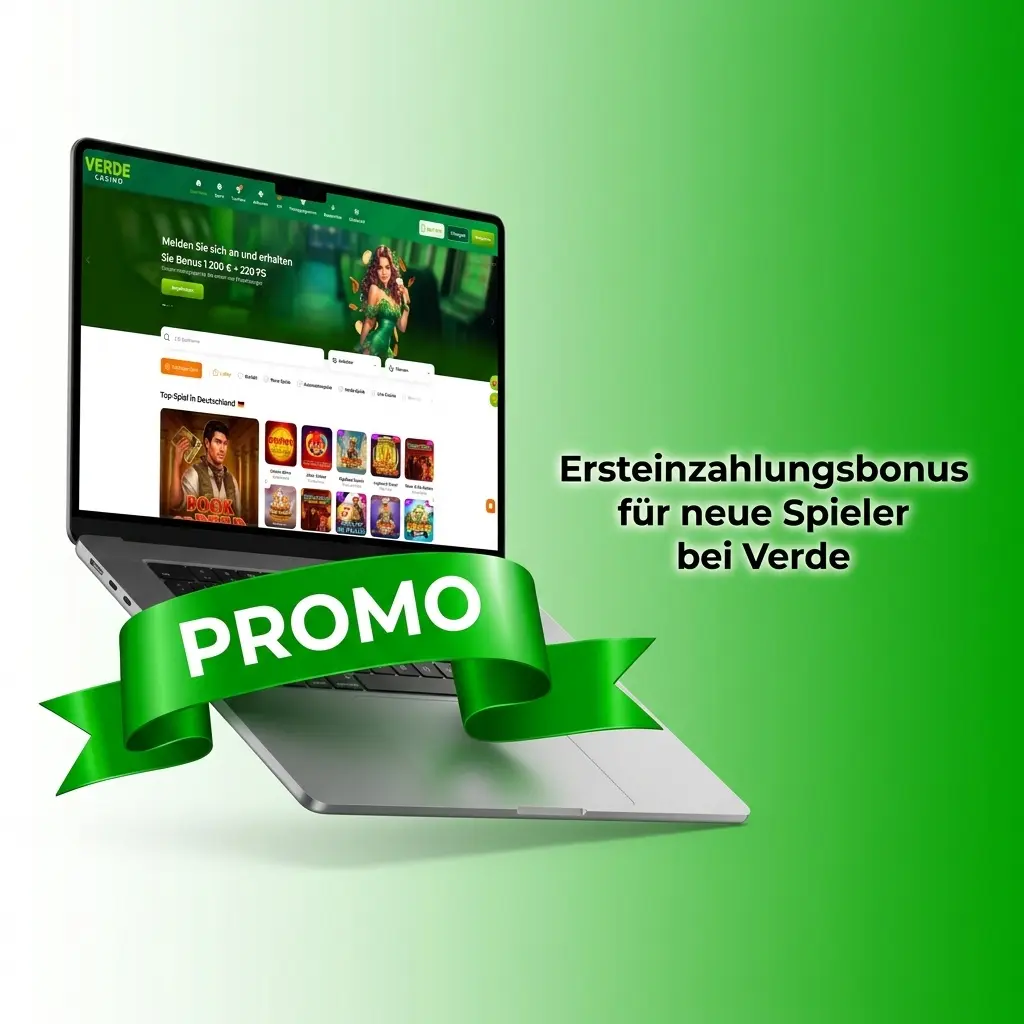 Verde Casino Willkommensbonus: bis zu 1.200 EUR + 220 Freispiele für neue Spieler bei der Ersteinzahlung