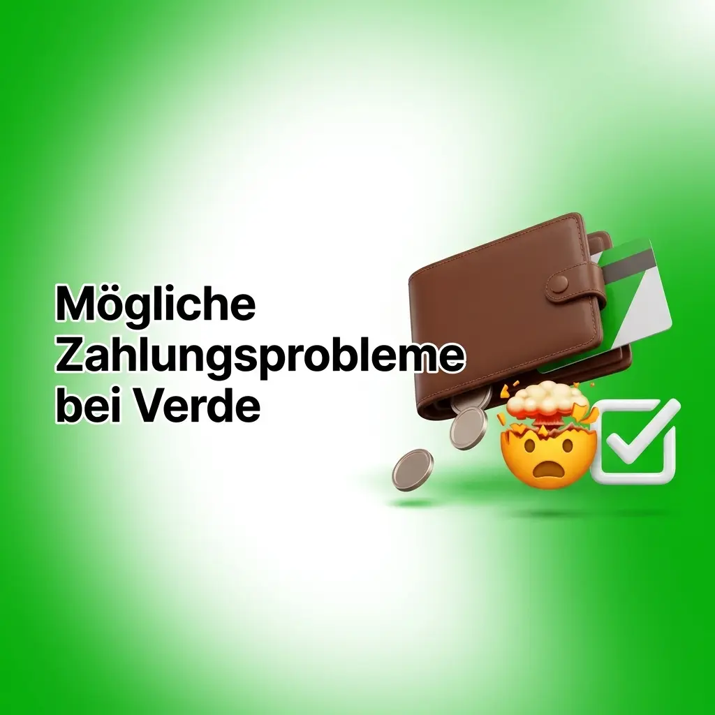 Mögliche Zahlungsprobleme bei Verde: Einzahlungen, Auszahlungen und Lösungshinweise für Nutzer