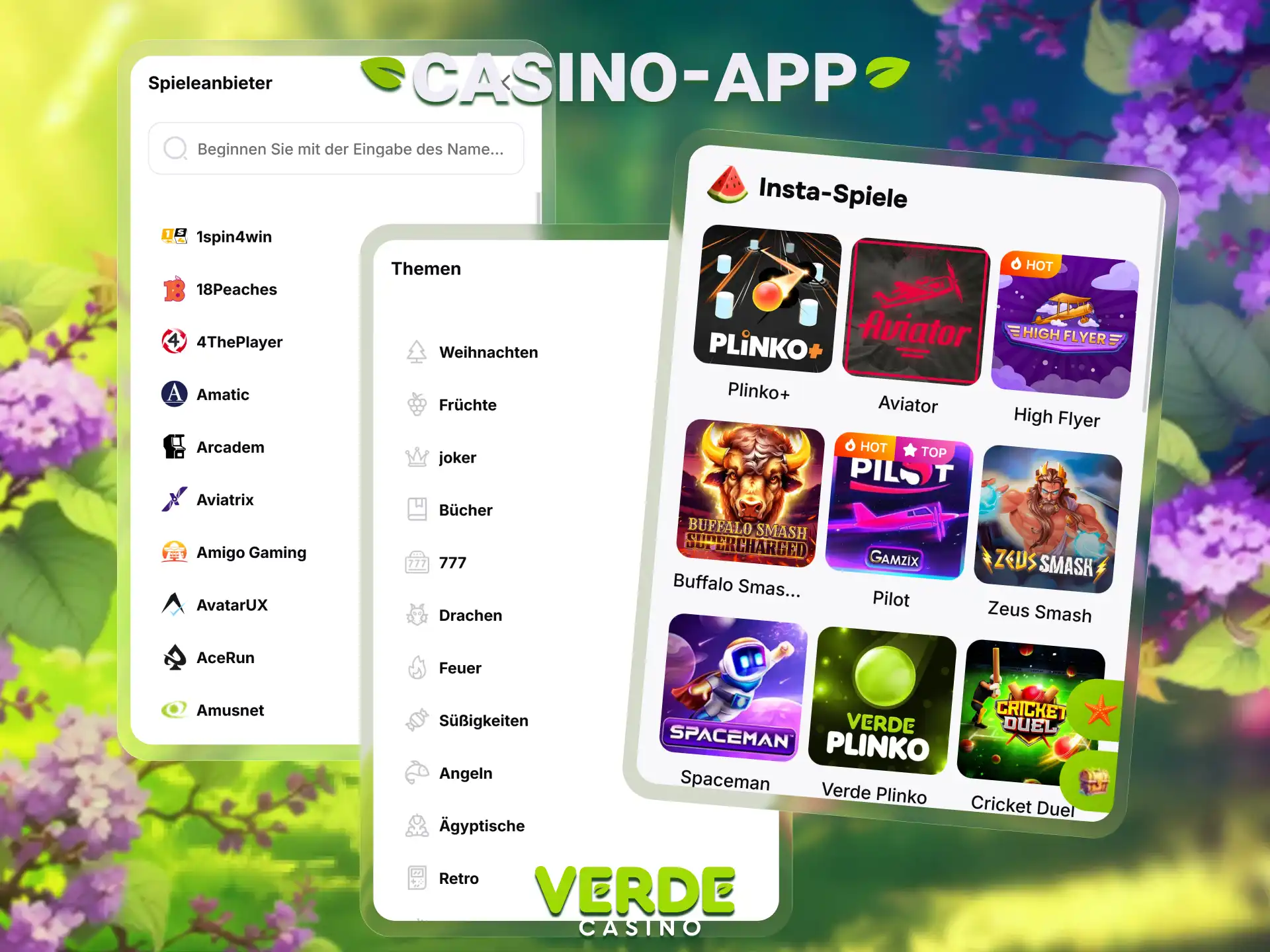 Entdecke beliebte Slots in der Verde Casino App noch heute.