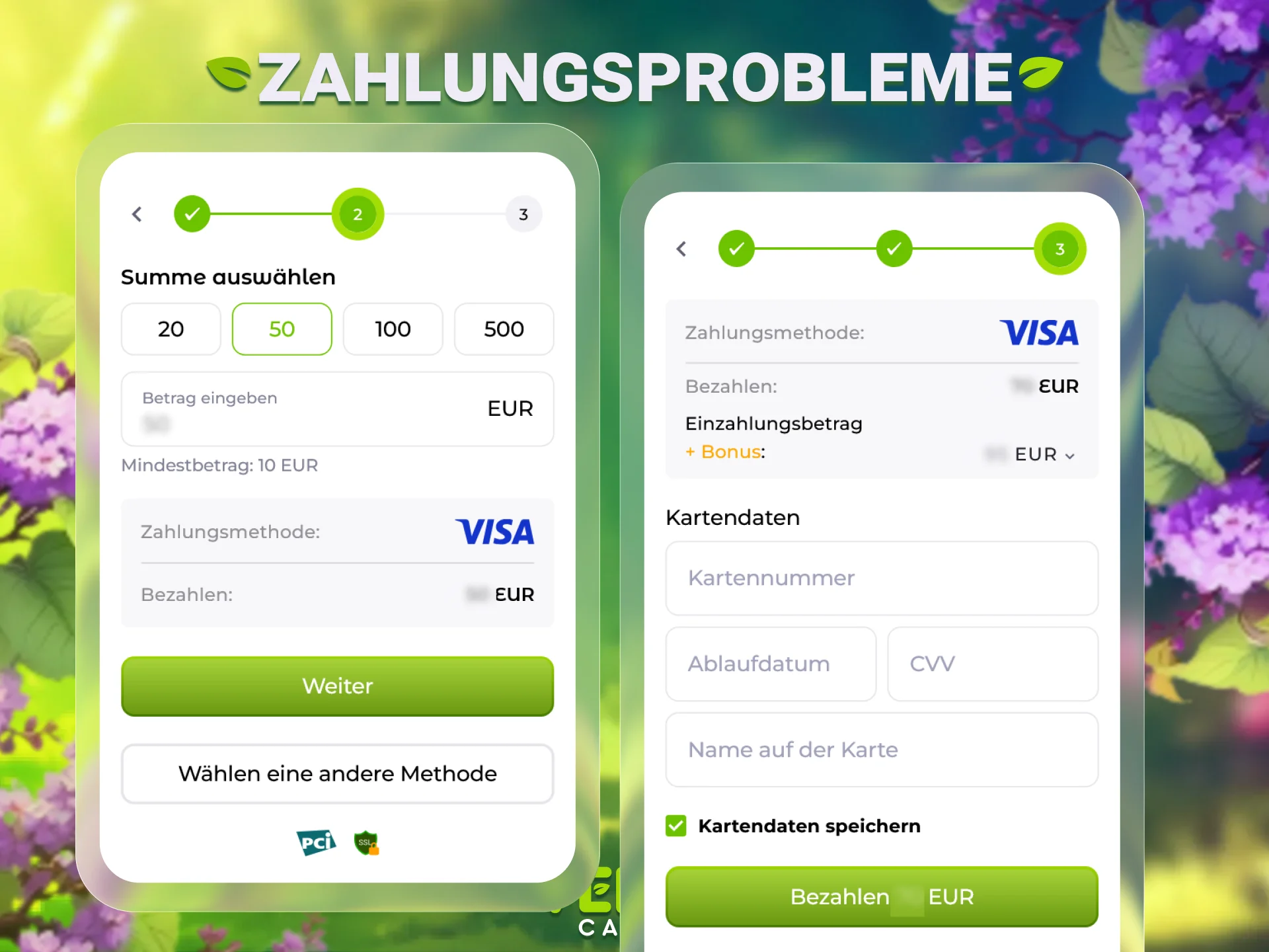 Löse auftretende Zahlungsprobleme beim Verde Casino Kundenservice und spiele weiter.